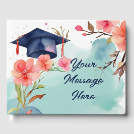 Watercolor Studenten Firande Gästböcker