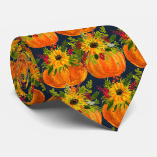 Watercolor Sunblommor Thanksgiving Pumpkins Fall Slips