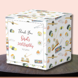 Watercolor Sushi och Sashimi Tack Presentaskar