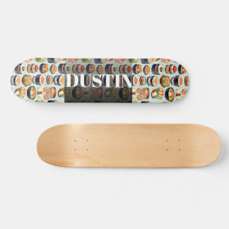 Watercolor Sushi Personlig Mini Skateboard Bräda 18,5 Cm