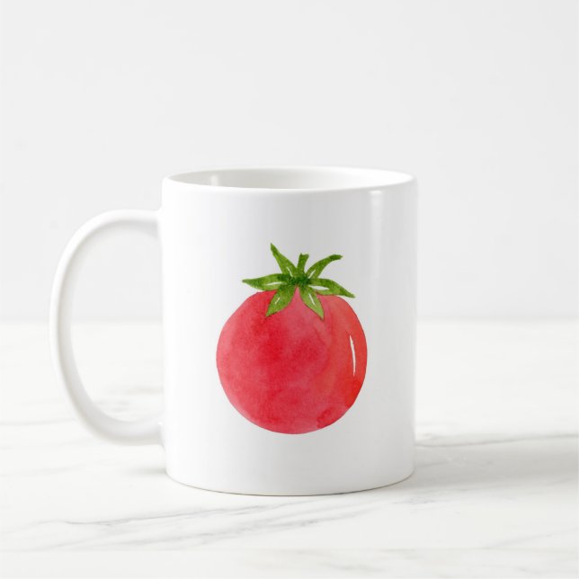 Watercolor Tomato Kaffemugg (Vänster)