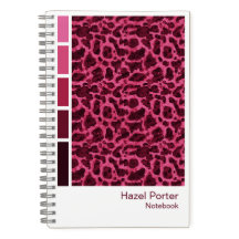 Watercolor Tortoiseshell Vertical Palette Notebook