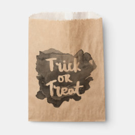 Watercolor Trick or Treat Favor Bags