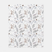 Watercolor Uggla, julvinter Mönster