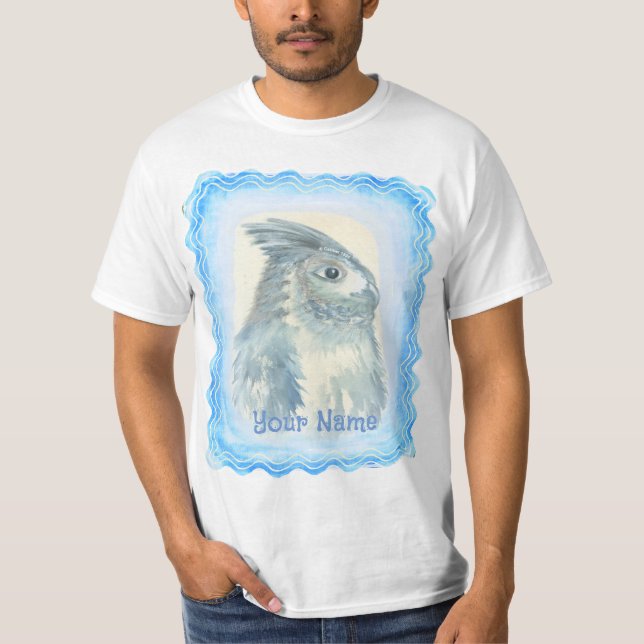 Watercolor Uggla T-Shirt (Framsida)