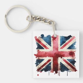 Watercolor Union Jack Flagga
