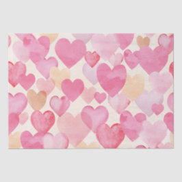Watercolor Valentine Hearts
