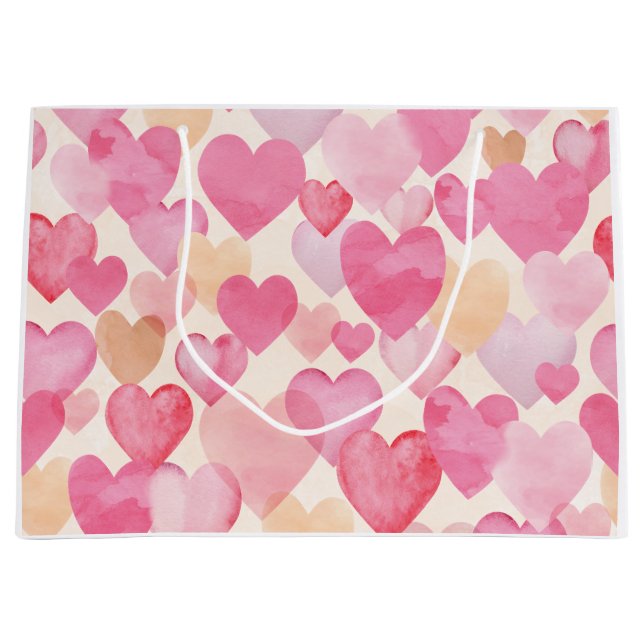 Watercolor Valentine Hearts (Framsidan)