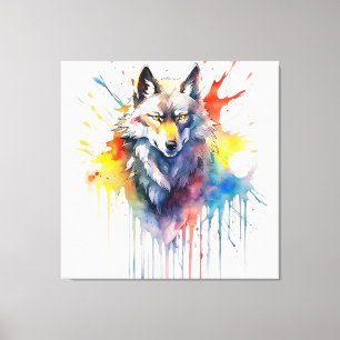 Watercolor Vargs Melody Canvastryck