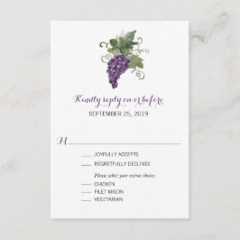 Watercolor Vin Vineyard | BRÖLLOP OSA Kort
