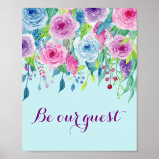 Watercolor Violet Ro är vår gäst Poster