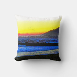 Watercolor Waves Kudde