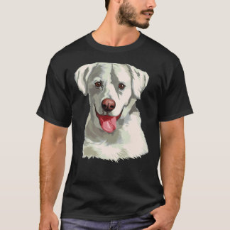Watercolor White Labrador T Shirt