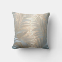 Watercolor white palms leaves basking in light