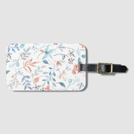 Watercolor WildblomBlommigt Bagagebricka