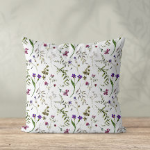 Watercolor WildblomCushion