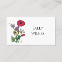 Watercolor Wildblomma