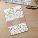 Watercolor WildblommBloom Wilely iPad Mini Skydd<br><div class="desc">En roligt och en glad blommigt av vildblommor. Denna utformning är giftig och har ro rosa och sage färg tillsammans med botaniska produkter från vår. Texten är anpassningsbar!</div>