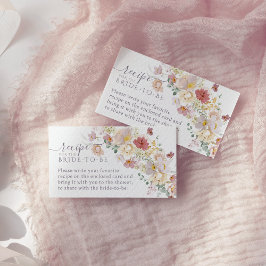 Watercolor Wildblomme Lila Vår Möhippa recept Tilläggskort