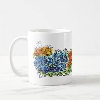 Watercolor WildblommMugg Kaffemugg