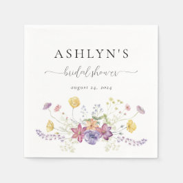 Watercolor WildblomMöhippa Napkins Pappersservett