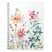 Watercolor Wildblommor