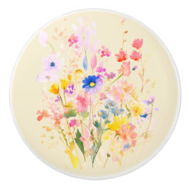 Watercolor Wildblommor Knopp
