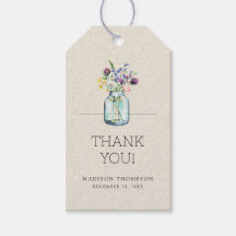 Watercolor Wildblommor Linen Boho Möhippa