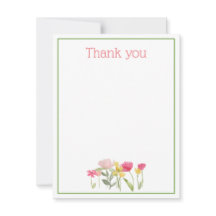 Watercolor Wildblommor