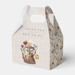Watercolor WildblommTea Party Shower Presentaskar
