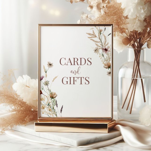 Watercolor Wildbloms Möhippa Cards & Gifts Poster (Skapare uppladdad)