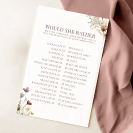 Watercolor Wildbloms Möhippa, skulle hon hellre sp