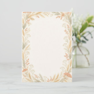 Watercolor Wildflower Bridal Shower Invitation | B Inbjudningar