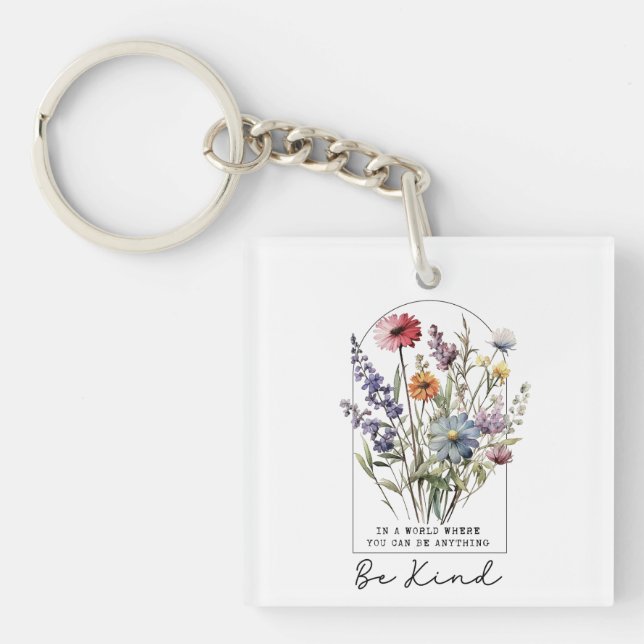 Watercolor Wildflower Kindness Charm (Framsidan)