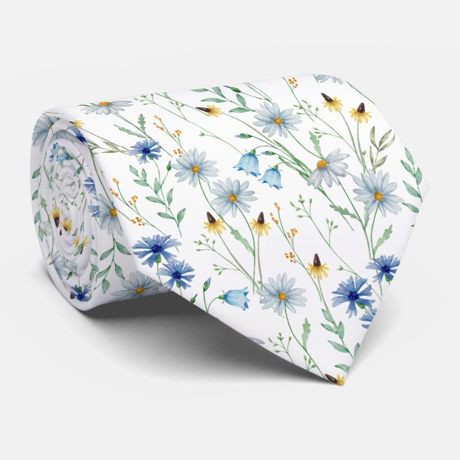 Watercolor Wildflower Meadow Floral Pattern  Slips (Rullad)