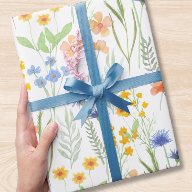 Watercolor Wildflower  Presentpapper (Skapare uppladdad)