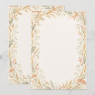 Watercolor Wildflower Wedding Save the Date Spara Datumet