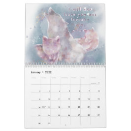 Watercolor Wildlife och Bible Verses | Kalender
