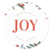 Watercolor Winter Blommigt Garland