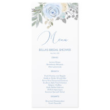 Watercolor Winter Flower Möhippa Meny