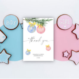 Watercolor Winter - Tack för att genderna visas