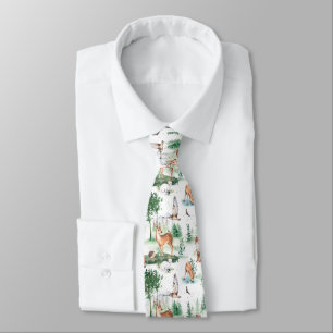 Watercolor Woodland Baby djur Mönster Slips