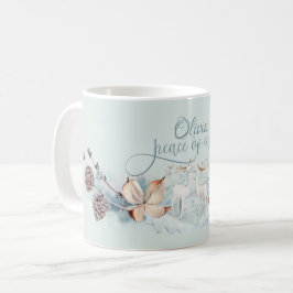 Watercolor Woodland Hjort Kaffemugg
