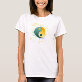 Watercolor Yin Yang T Shirt