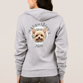 Watercolor Yorkie och Blommigt Wandeans T Shirt