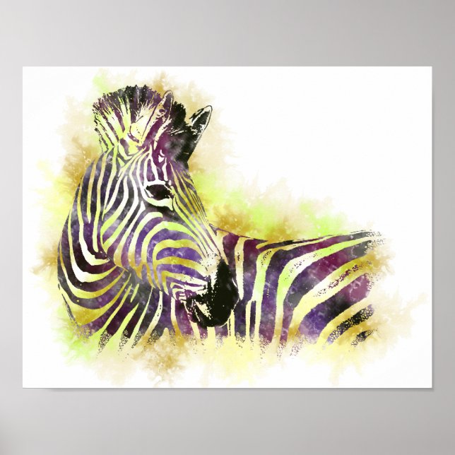 Watercolor Zeba Poster (Framsidan)