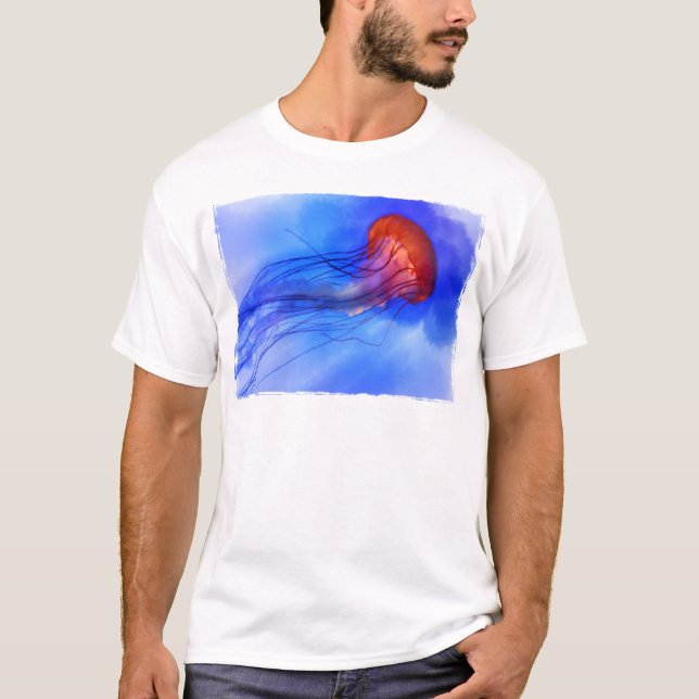 Watercolored manet t-shirt (Framsida)