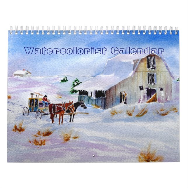 Watercolorist Calendar Kalender (Omslag)