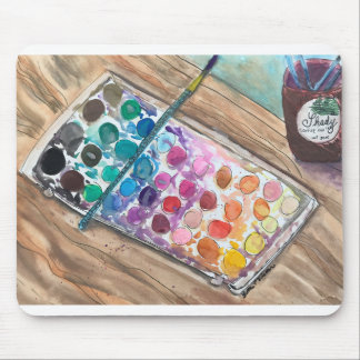 Watercolorpainting & kaffe musmatta