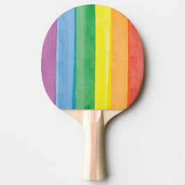 Watercolors Pride Regnbåge Pingisracket